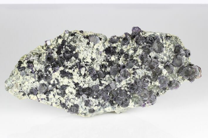 Purple Cubic Fluorite Crystal Cluster - Yaogangxian Mine #185634